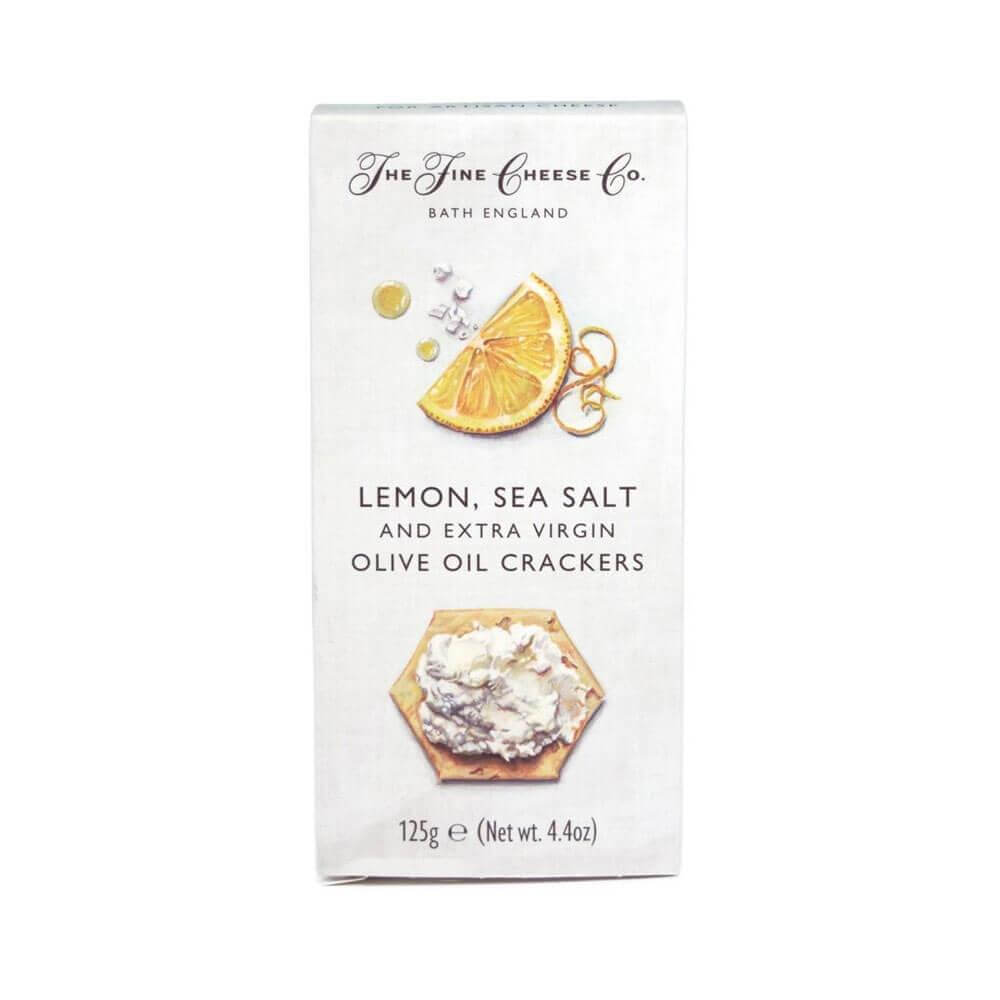 Lemon, Sea Salt & Extra Virgin Olive Oil Crackers 125g